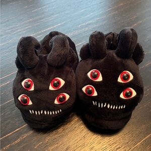 Killstar Kreeptures Don’t Care Bear Slippers Women’s Small Medium